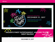 Tablet Screenshot of firstnightraleigh.com